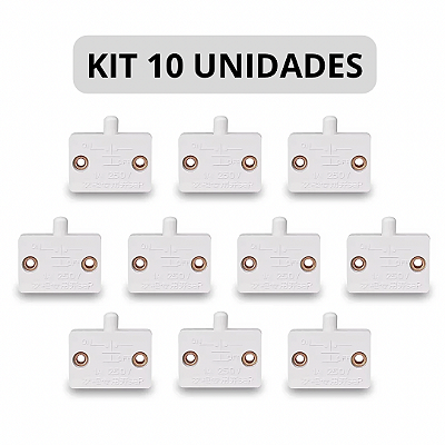 KIT 10 Módulo Interruptor de Porta Luz de LED Marcenaria Bivolt