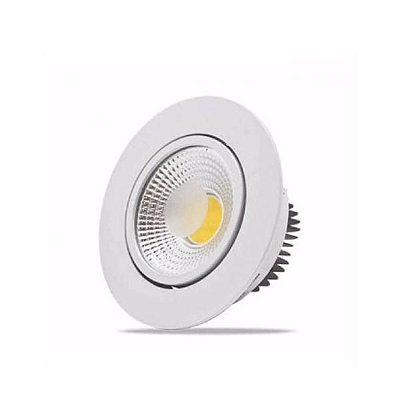 Spot 5W Redondo LED COB Direcional Branco Frio