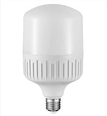 Lâmpada 50W LED Super Bulbo E27 Alta Potência Branco Frio Bivolt