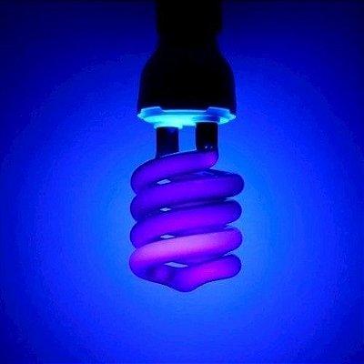 Lampada 36W Ultravioleta Luz Negra Espiral Festa Balada DJ 127V