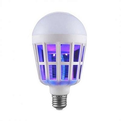 Lampada Mata Inseto LED  Mosquito Pernilongo Armadilha Bulbo E27 Bivolt