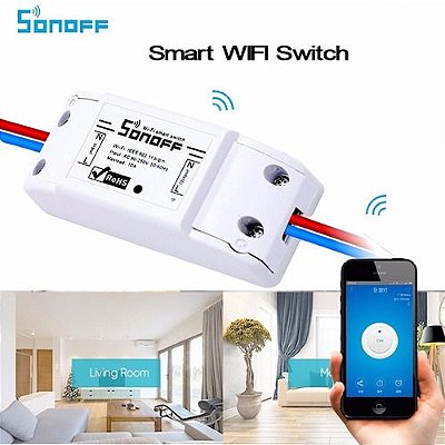 Interruptor Sonoff Wi-Fi Automação Residencial Bivolt