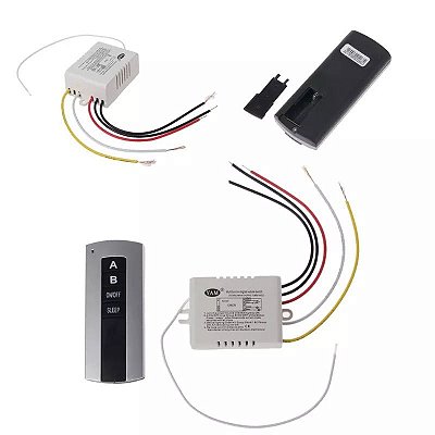 Controle Interruptor de Luz 1 Canal A B Remoto Bivolt