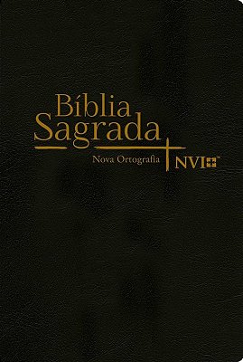 Bíblia Sagrada - Nova Ortografia - Semi Luxo - Preto (NVI)
