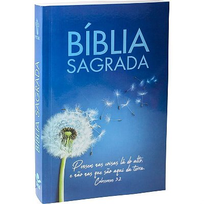Bíblia Sagrada - Flor Dente de Leão - Azul (NTLH)