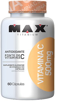 Vitamina C 500mg 60caps - Max Titanium