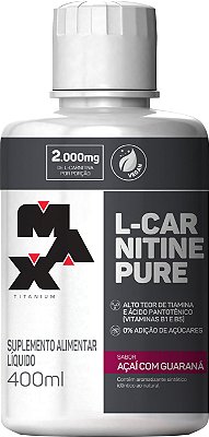 L-Carnitine Pure 400ml - Max Titanium