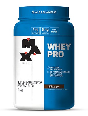 Whey Pro 1kg - Max Titanium