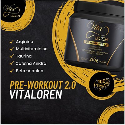 Pré Workout 2.0 210g - Vita Loren