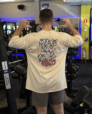 Camiseta Oversized Força do Ódio Off-White