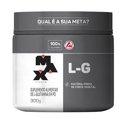 Glutamina L-G 300g - Max Titanium