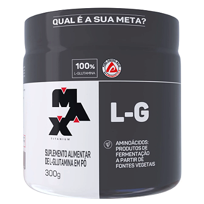 Glutamina L-G 300g - Max Titanium