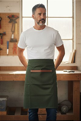 Avental de Cintura Jeans Masculino/Feminino – Ideal para Cozinha e Atendimento