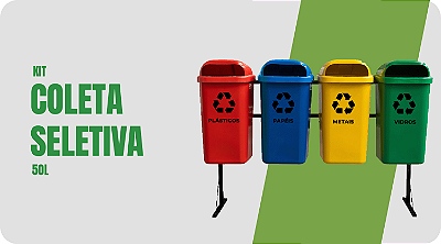 kit coleta seletiva