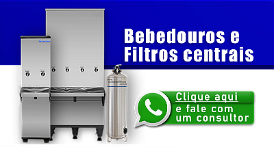 Mini banner  bebedouros e filtros centrais
