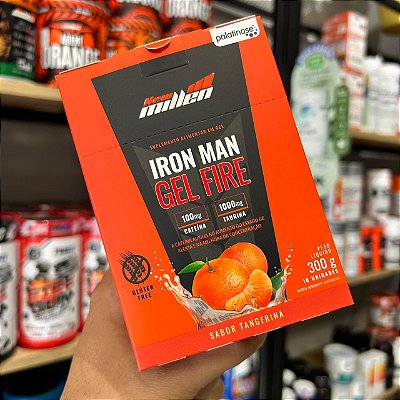 Iron Man Gel Fire 10 saches - New Millen