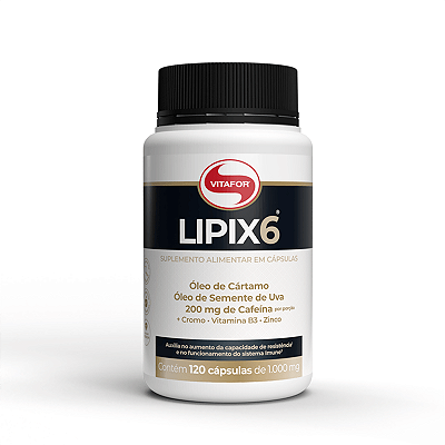 Lipix 6 120 cápsulas - Vitafor