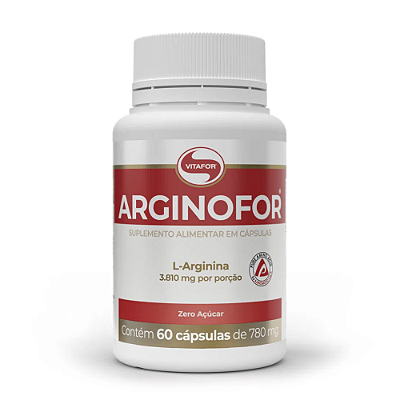 Arginofor (Arginina) 60 cápsulas - Vitafor