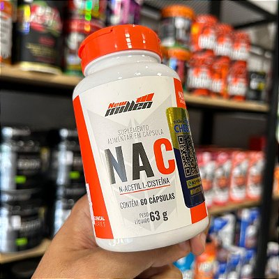 NAC 600mg 60 cápsulas - New Millen