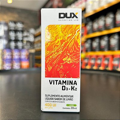 Vitamina D3 + K2 Gotas 20ml - DUX