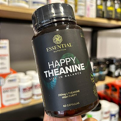 Happy Theanine 250mg 60 Cápsulas - Essential Nutrition