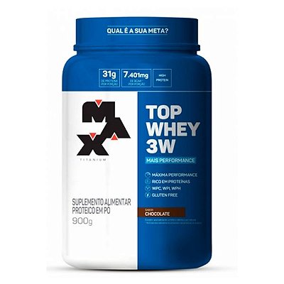 Top Whey 3w +Performance - Max Titanium