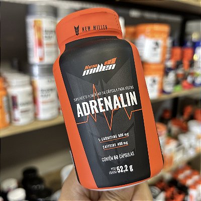 Adrenalin 60 Cáps (Termogênico) - New Millen