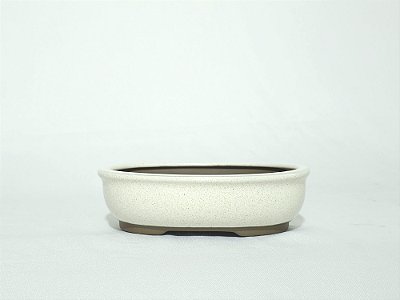 Vaso Bonsai Oval Bege Literato 17,3x11,8x4,8cm
