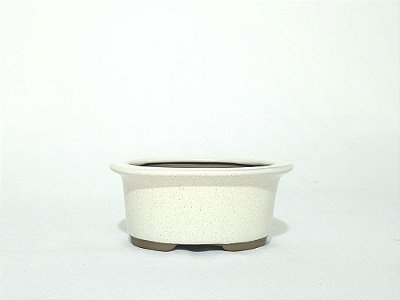 Vaso Bonsai Oval Bege Literato 13,7x11,3x5cm