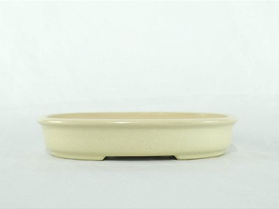 Vaso Bonsai  Oval Chinês Yixing 21,5x15,5x4 cm