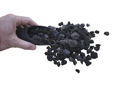 LAVA ROCK (G) 2 Litros Substrato Premium para Plantas (10-20m) Preto