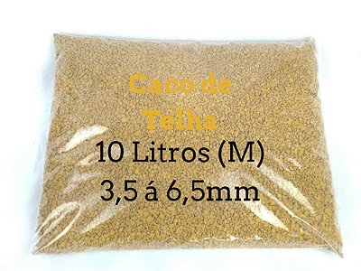 Caco de Telha (M) 3,5 a 6,5mm - 10 litros