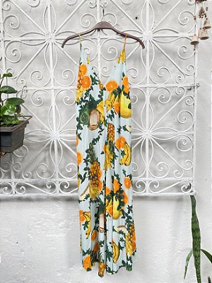 Vestido Midi Estampado Osklen (P)