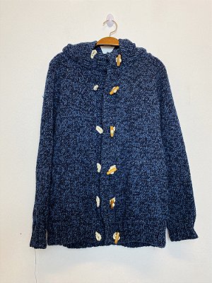 Casaco de Lã com Capuz (P)