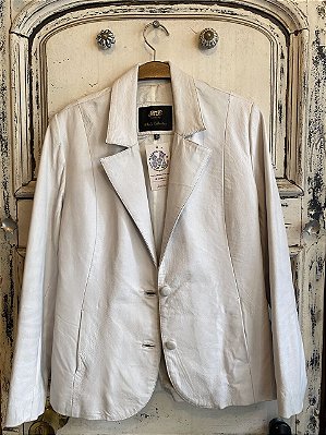 Jaqueta de Couro Riky J. Collection (M)