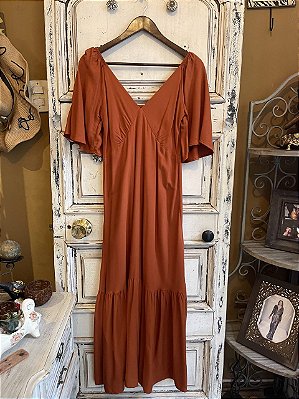 Vestido Longo Terracota (M)