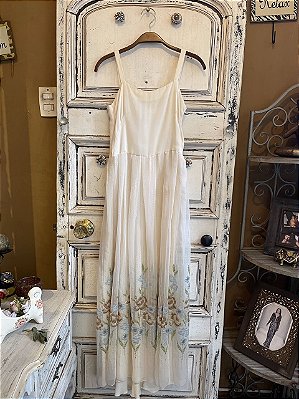 Vestido Longo Bordado Mariage (P)