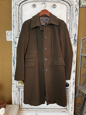 Casaco Sobretudo de Lã Zara Basic (M)