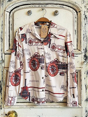 Camisa Vintage Estampada (P)