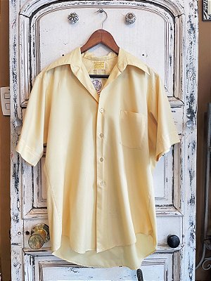 Camisa Vintage Manga Curta Van Heusen (M)