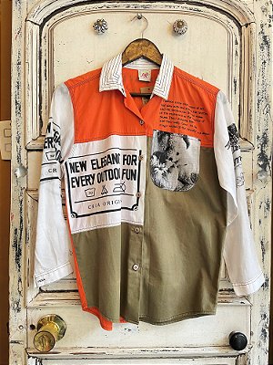 Camisa Vintage Estampada (P)