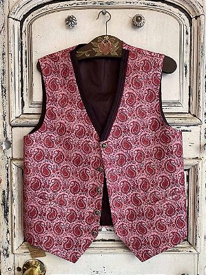 Colete Zonic Paisley Rosa (38)