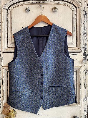 Colete Zonic estampado cinza florido (40)