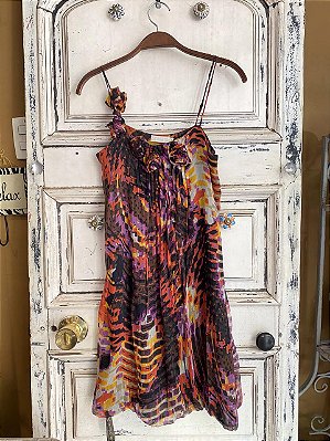 Vestido Curto Estampado Canal (P)