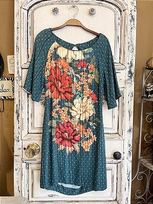 Vestido Curto Estampado Farm (M)