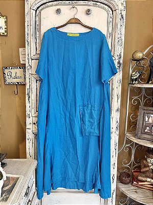 Vestido Longo Linho Marisa Ribeiro (P)