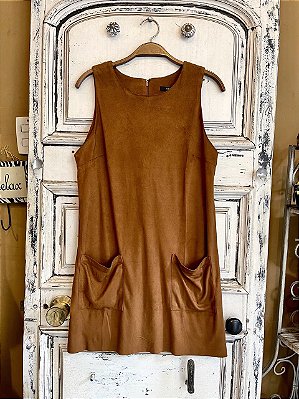 Vestido Curto Camurça Forever 21 (M)