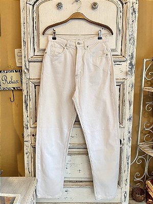 Calça Jeans Bege Farm (38)