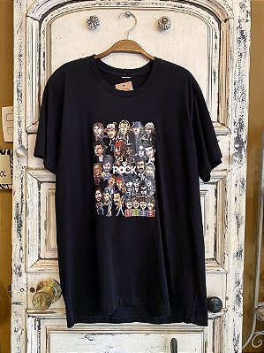 Camiseta Mitos do Rock (G)