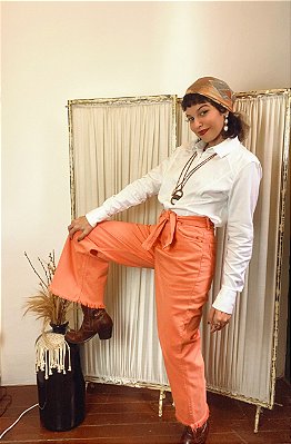 Calça Jeans laranja Lorsa (38)